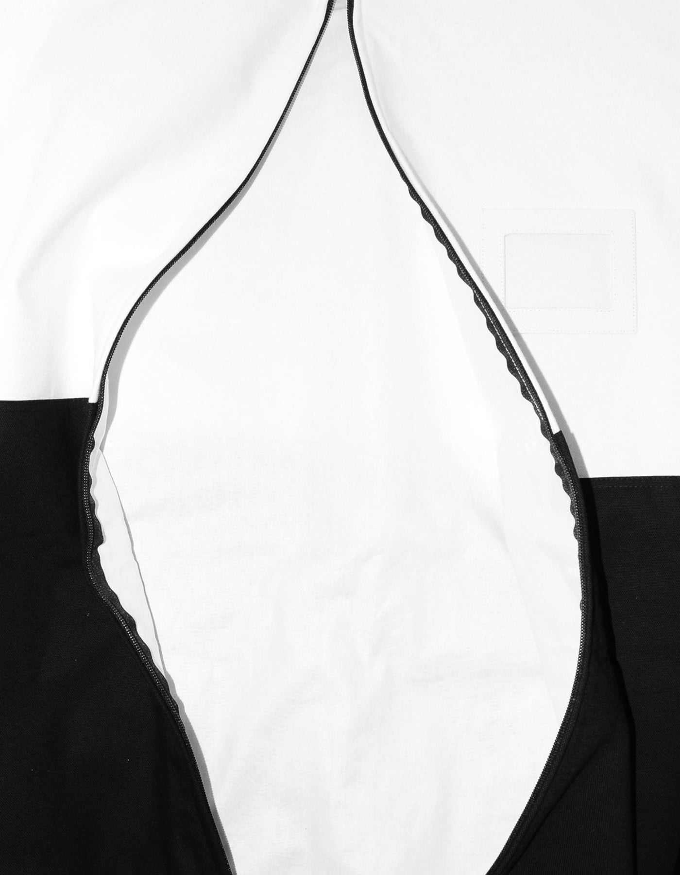 Chanel Black and White Canvas Garment Handbag - Rovelle Bags