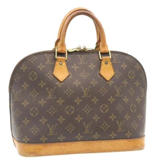 Louis Vuitton Brown Canvas Alma handbag bag