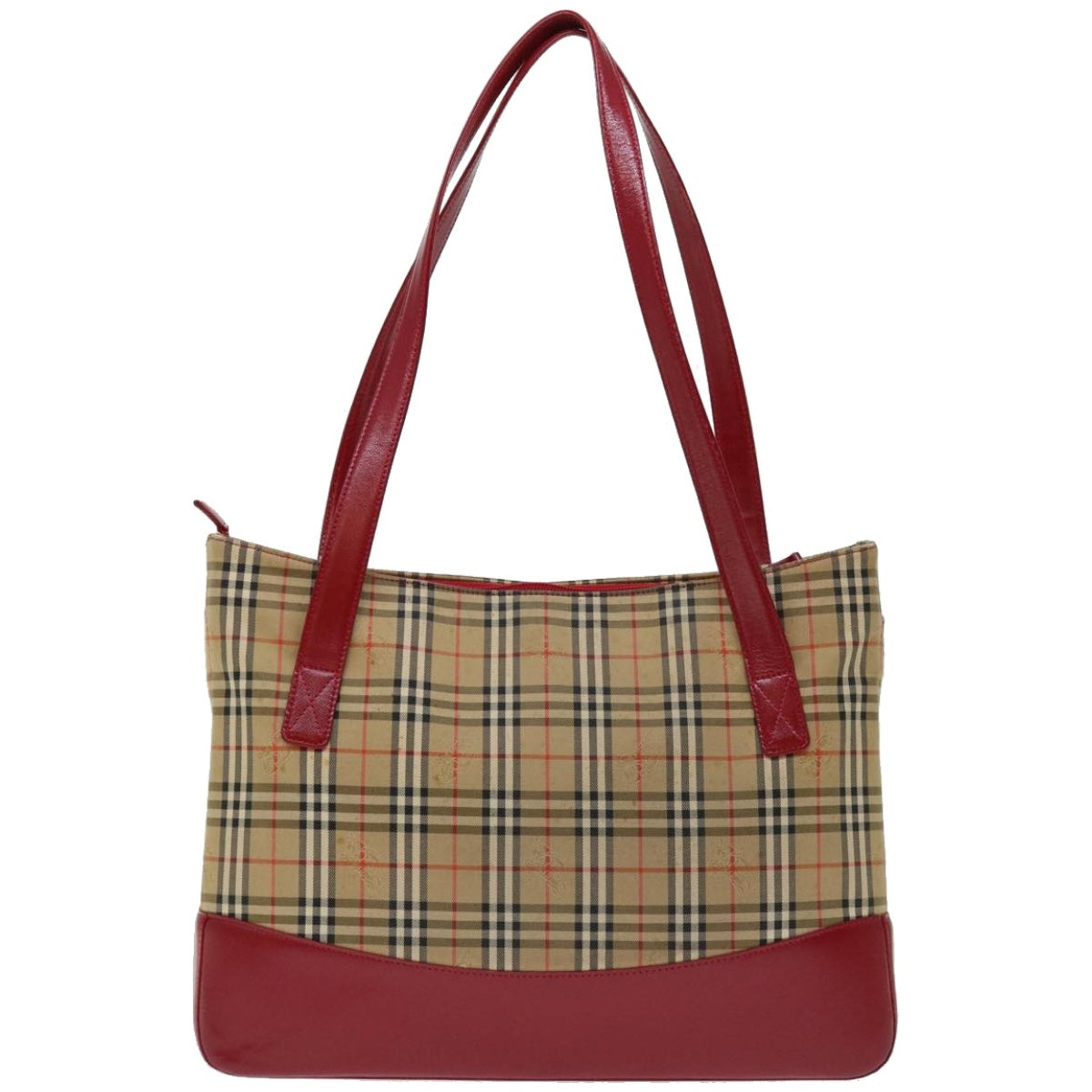 Burberry Haymarket Brand Tote Bag - Rovelle Bags