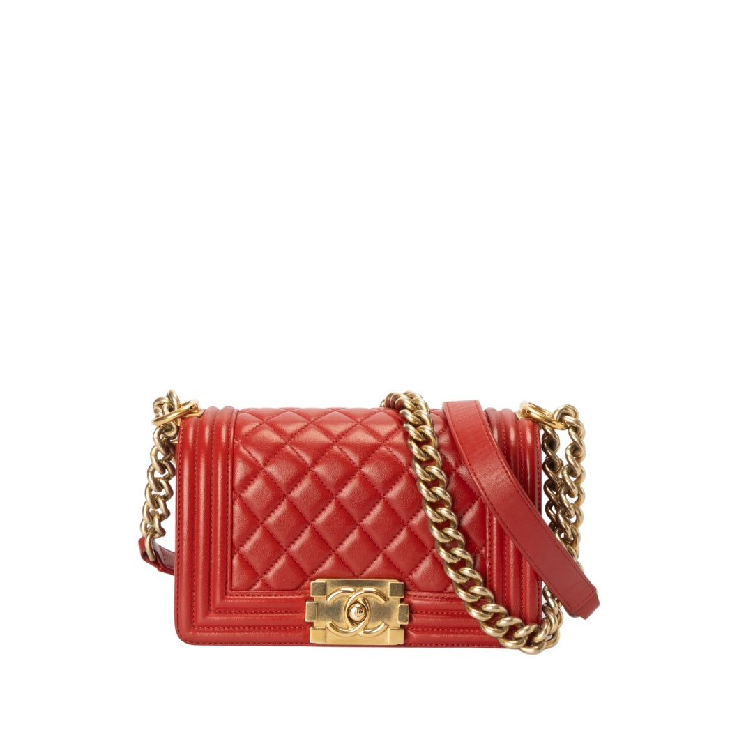 Chanel Quilted Boy Flap Small Shoulder Shoulder Bag - Rovelle Bags