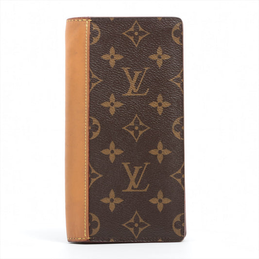 Louis Vuitton Monogram Brazza Long Wallet