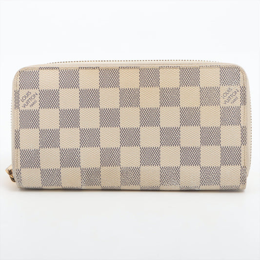 Louis Vuitton Damier Azur Zippy Long Wallet