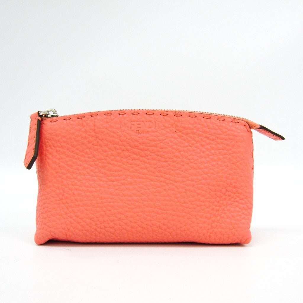 Fendi Pink Selleria Cosmetic Pouch Bag ( )