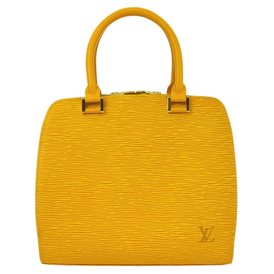 Louis Vuitton 1998 Yellow Epi Pont Neuf Handbag M52059