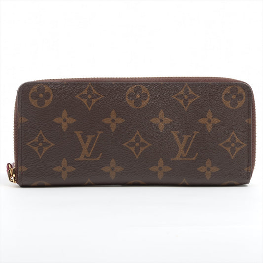 Louis Vuitton Monogram Clemence Long Wallet Fuchsia