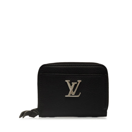 Louis Vuitton M80099 Black Leather Louis Vuitton G Coin Case