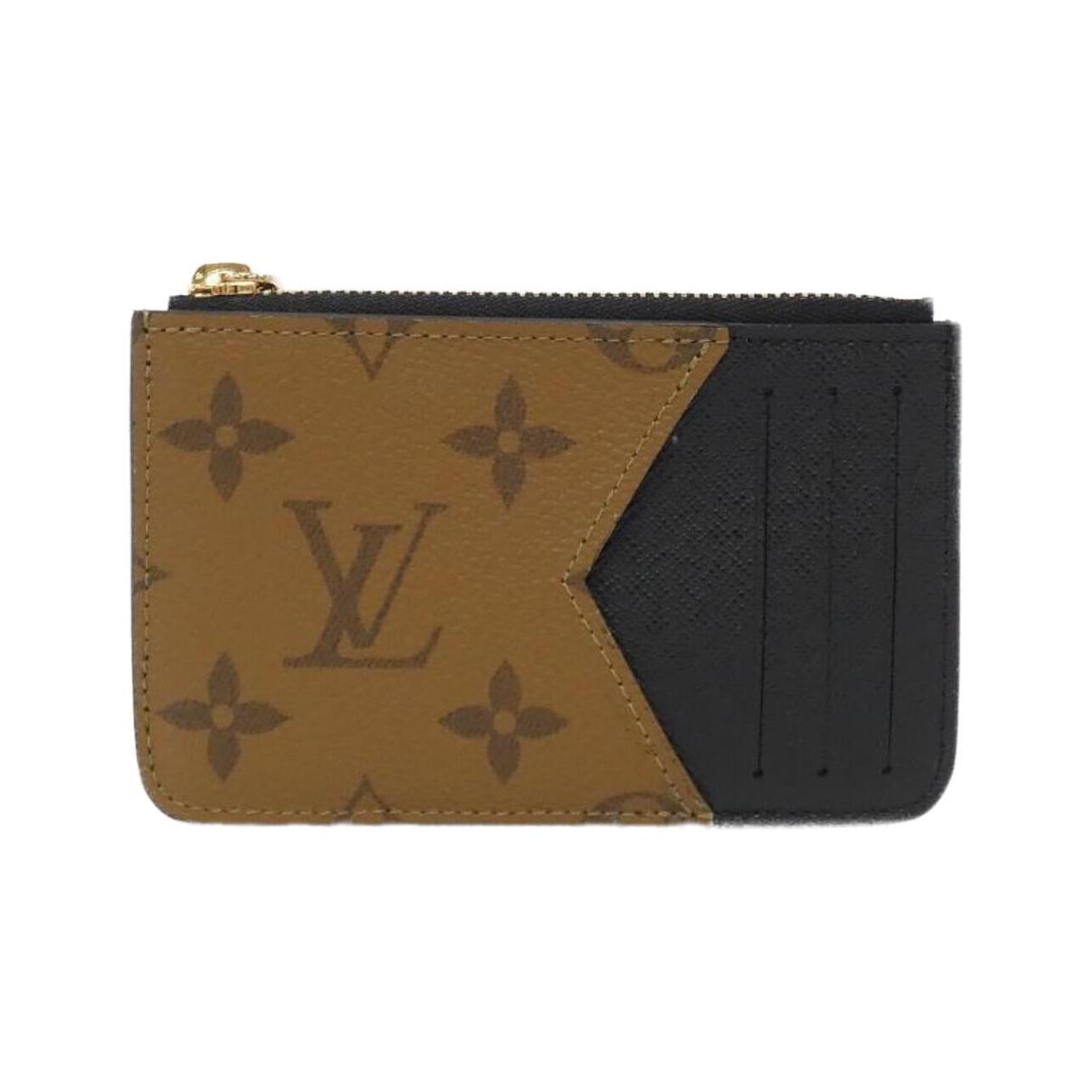 Louis Vuitton Monogram Reversee Porte Jaeger Le Coultre Rome M81912 Coin & Card Case