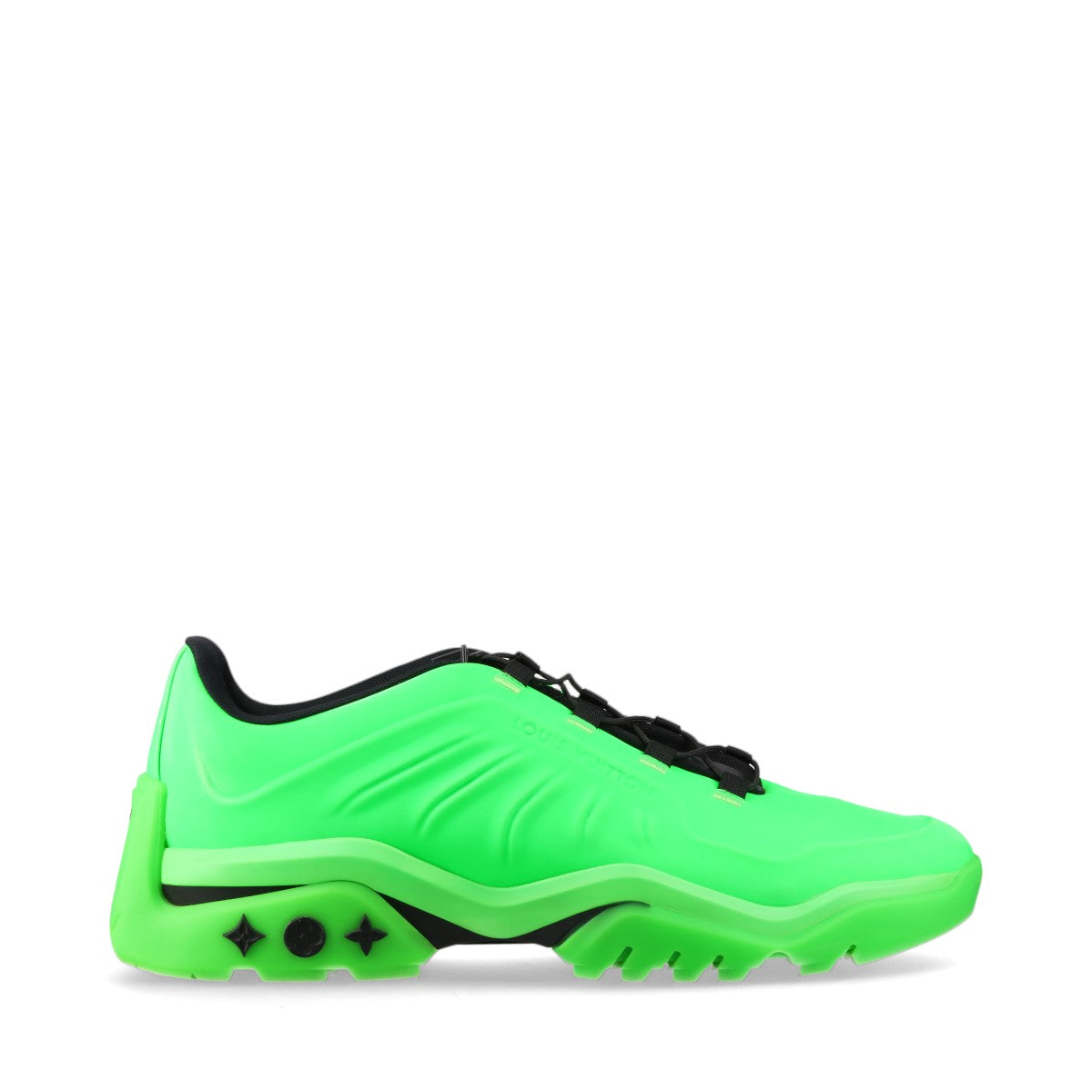Louis Vuitton Millennium Line 21 Year Laver Trainers 9 Men Green Black FD0251 Neon Color LV Logo Cable Box Bag