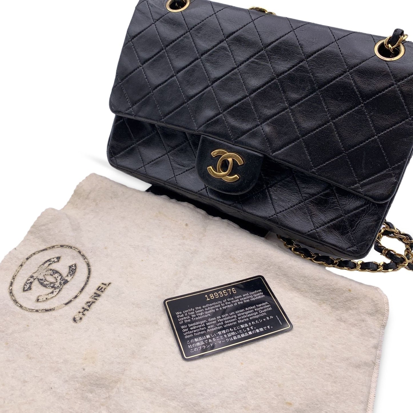 Chanel Black Quilted Timeless Classic 2.55 Shoulder Bag - Rovelle Bags