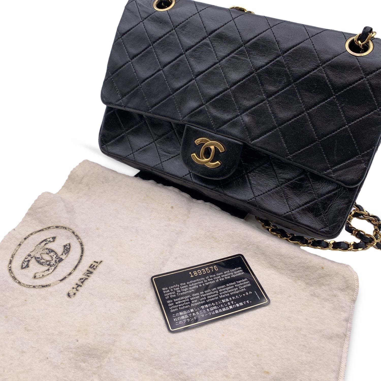 Chanel Black Quilted Timeless Classic 2.55 Shoulder Bag - Rovelle Bags