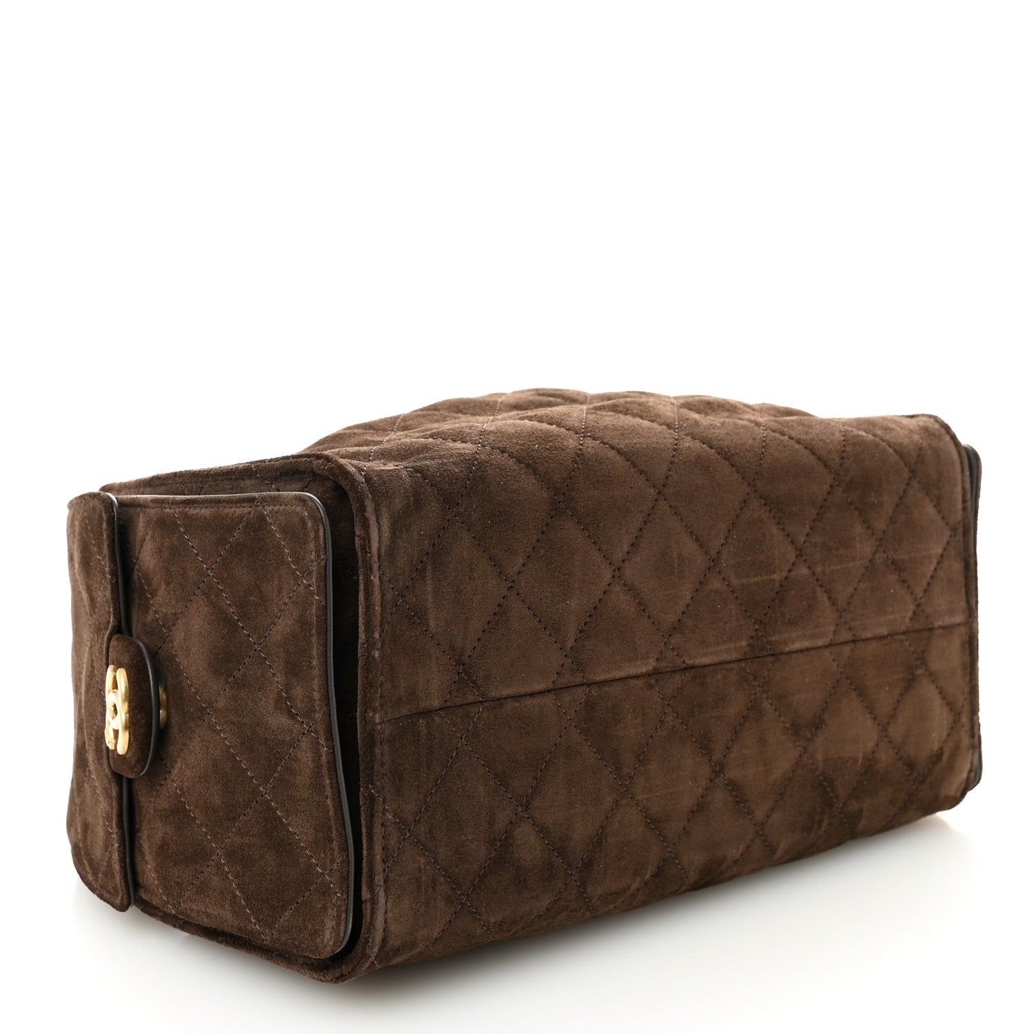 Chanel Suede Quilted Small Chanel 25 Handbag - Rovelle Bags