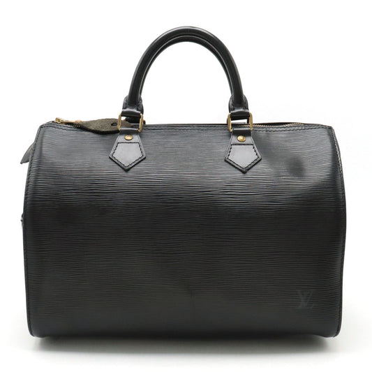 Louis Vuitton Louis Vuitton Epic Speed 30 Bag Mini Boston Bag Black Black Black Gold M59022