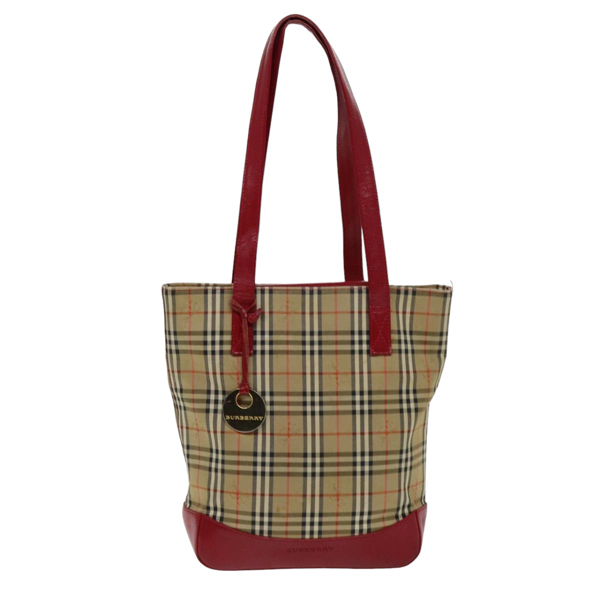 Burberry Haymarket Brand Tote Bag - Rovelle Bags