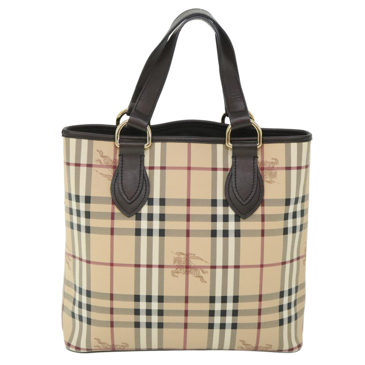 Burberry Haymarket Brand Handbag - Rovelle Bags