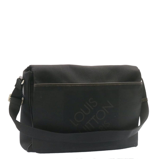 Louis Vuitton Black Canvas Petit messager shoulder bag