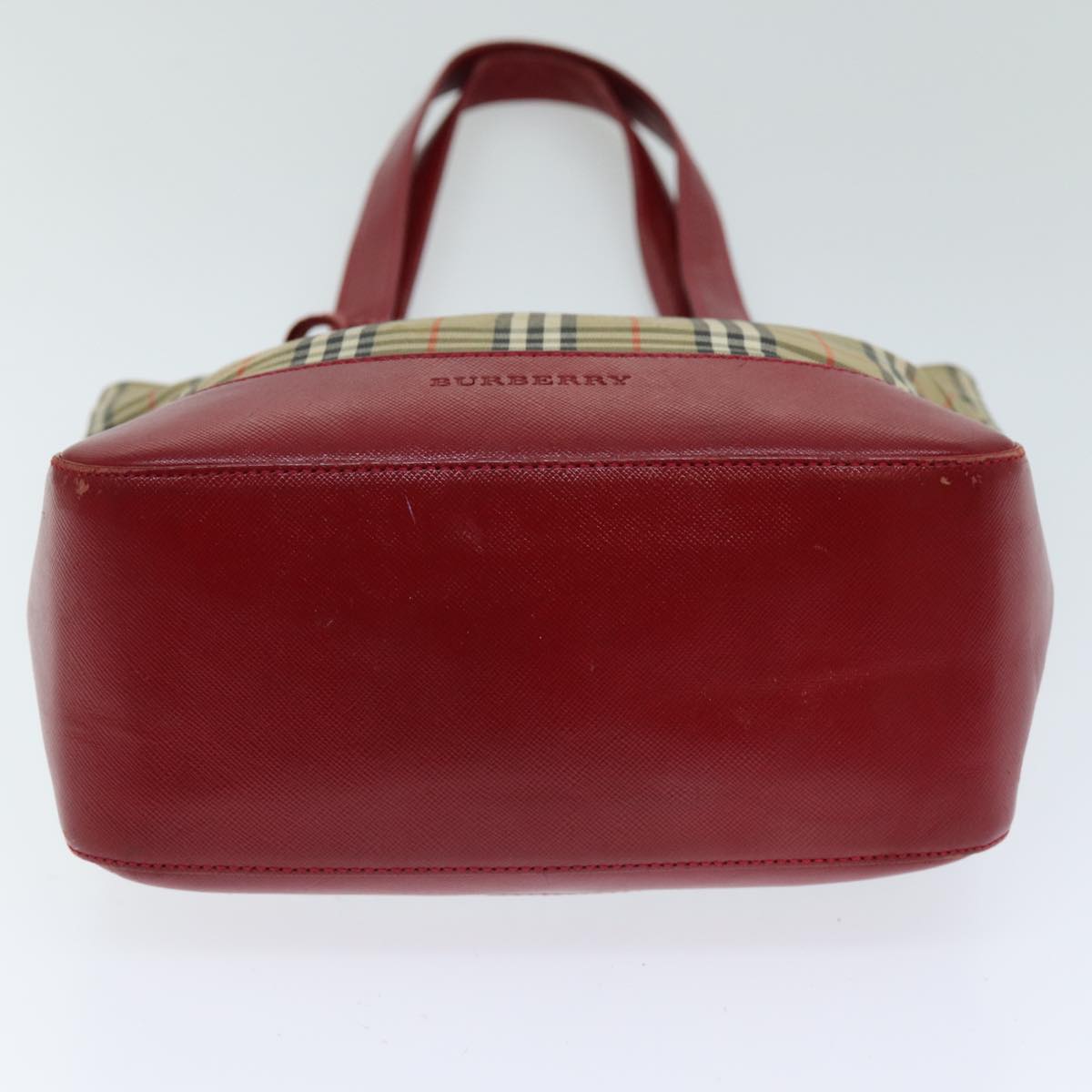 Burberry Haymarket Brand Tote Bag - Rovelle Bags