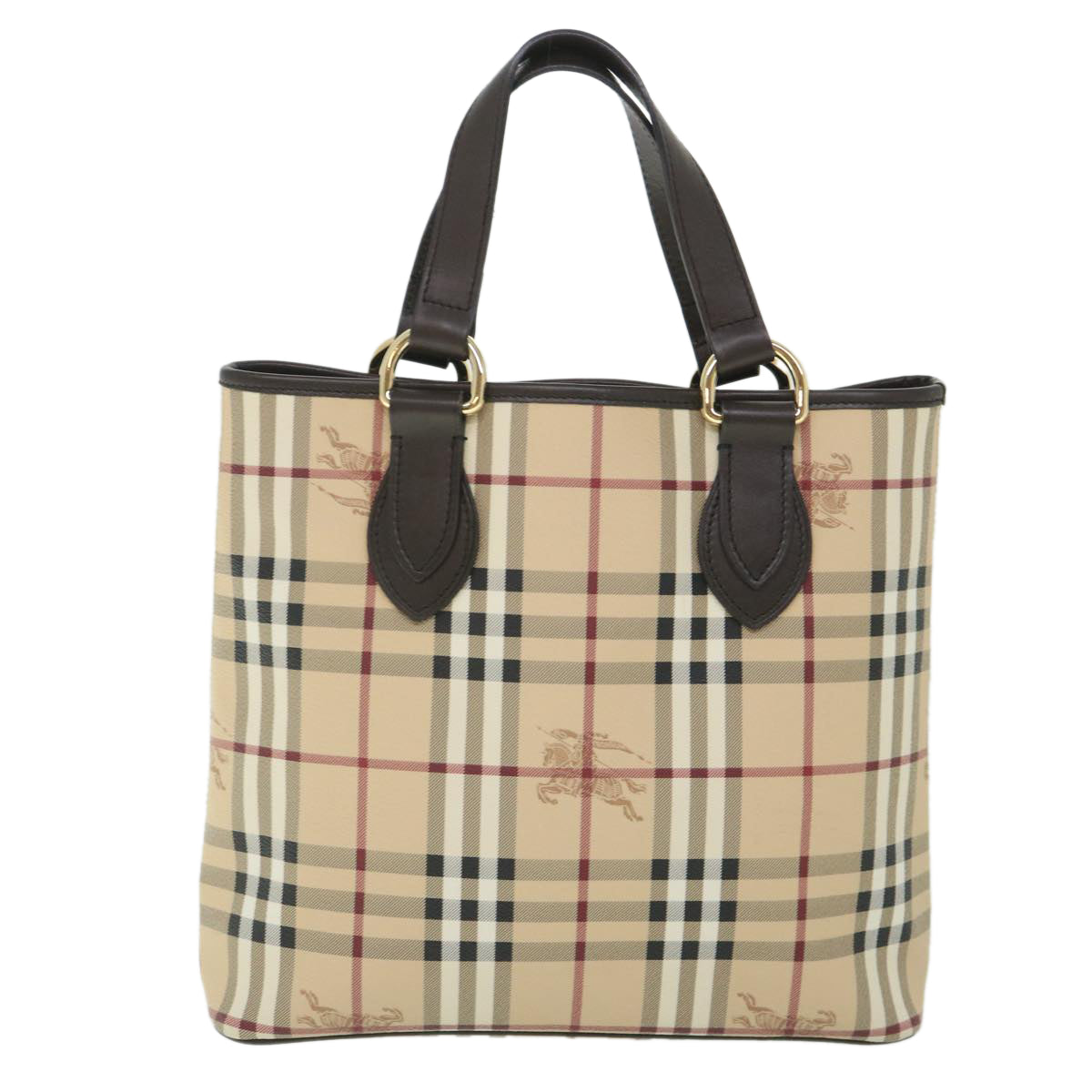 Burberry Haymarket Brand Handbag - Rovelle Bags