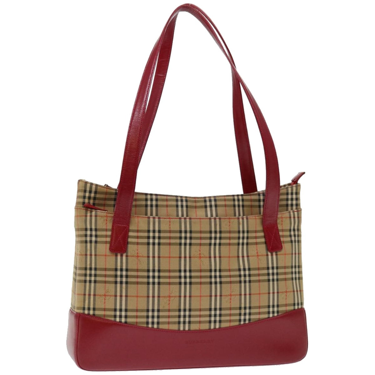 Burberry Haymarket Brand Tote Bag - Rovelle Bags
