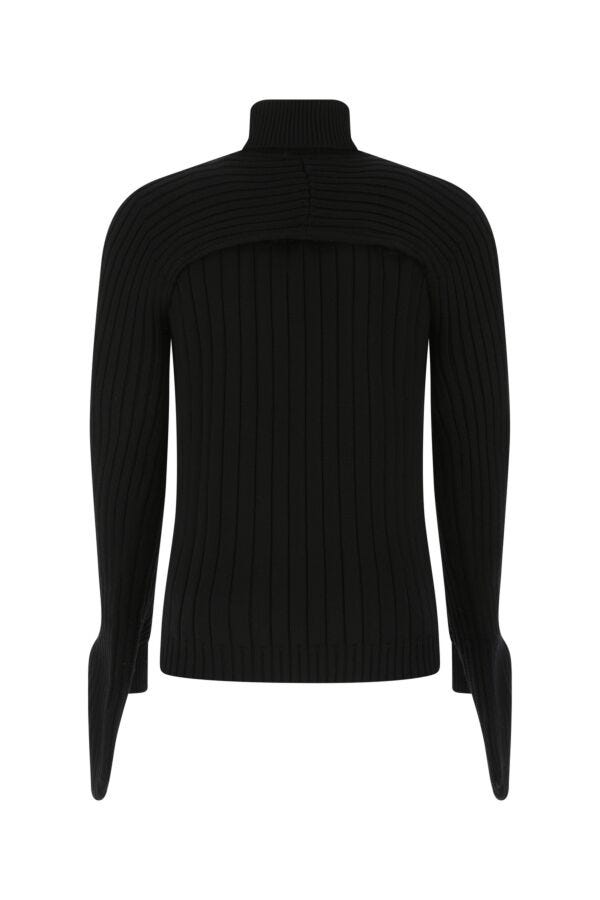 Fendi Man Black Wool Sweater