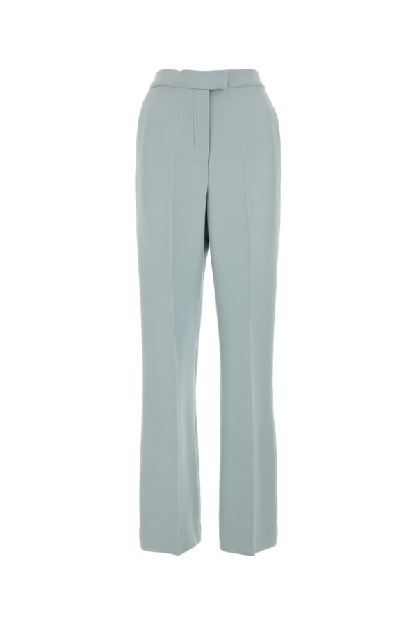 Fendi Woman Powder Blue Wool Blend Pant