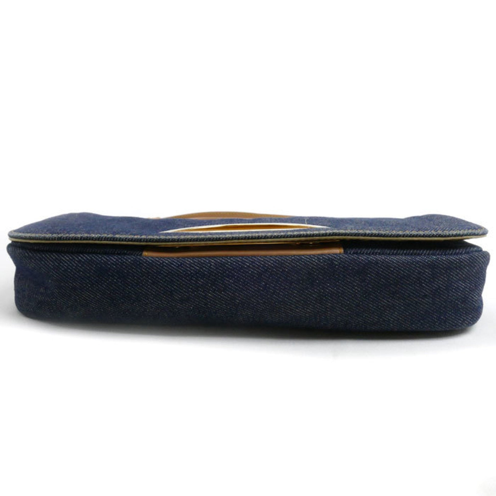 Christian Dior Blue Denim Shoulder Bag ()