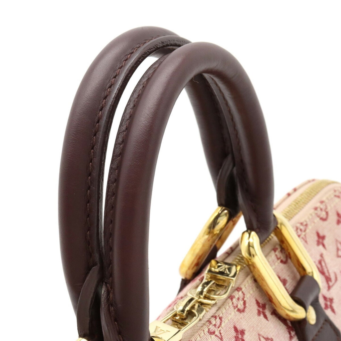 LOUIS VUITTON Monogram Alma Long Handbag Cherry Red M92207