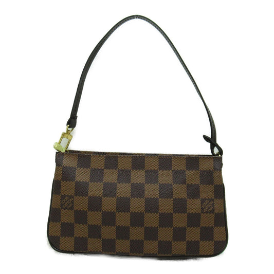 LOUIS VUITTON Accessory pouch Brown Ebene Damier PVC coated canvas N51983