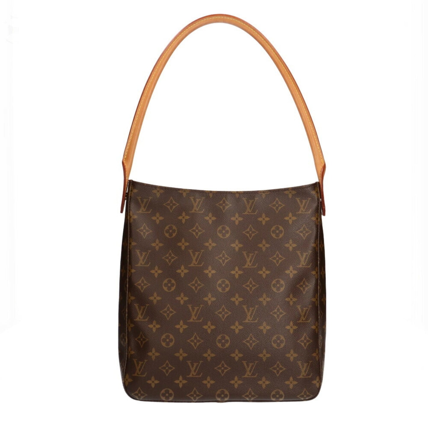 Louis Vuitton Looping GM Monogram Shoulder Bag Brown Ladies