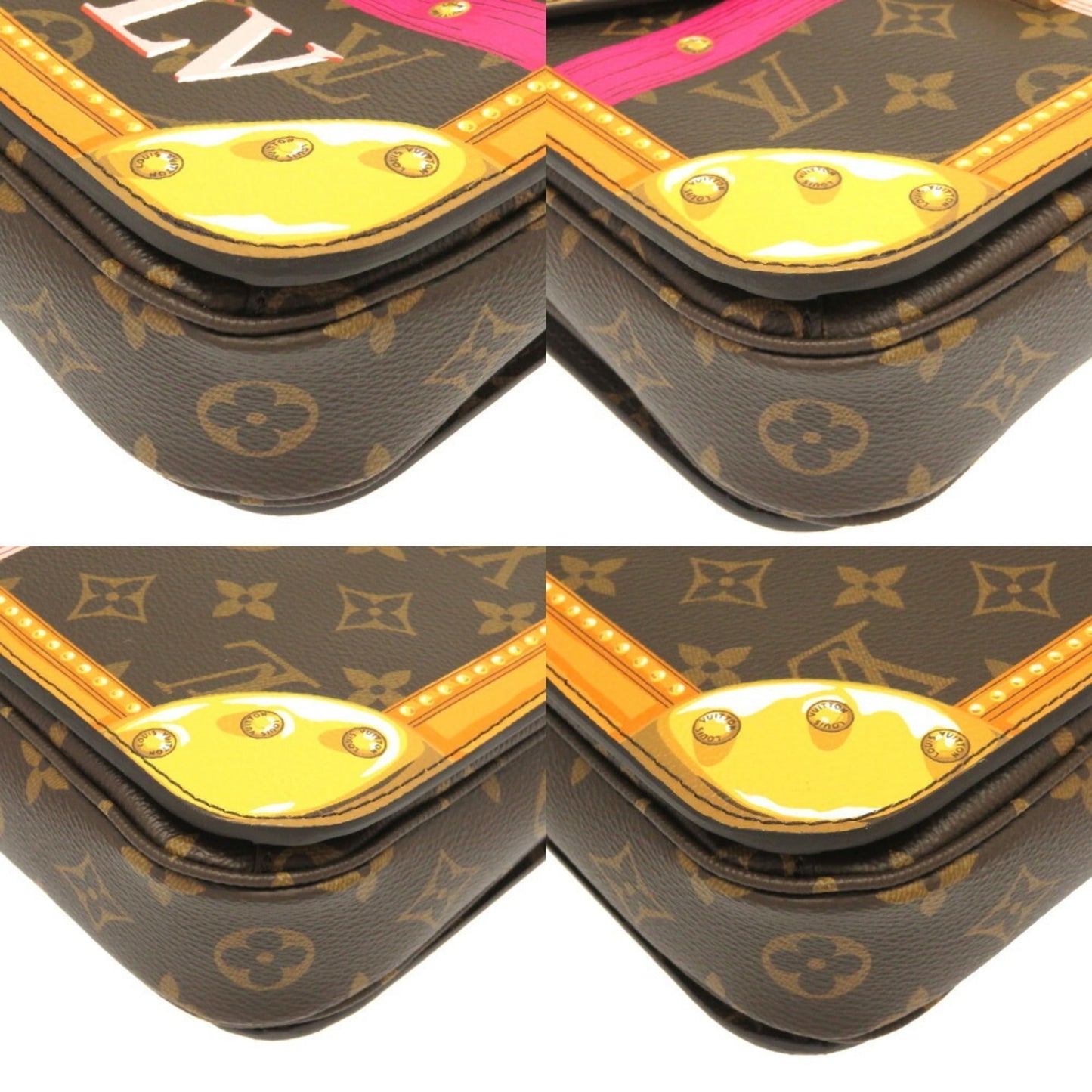 Louis Vuitton Monogram Pochette Metis Summer Trunk Limited M43628 Shoulder Bag 0238 LOUIS VUITTON