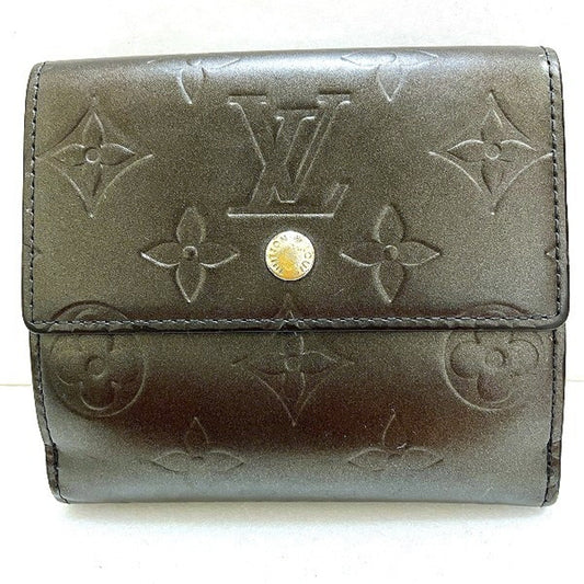 LOUIS VUITTON Mongram Matte Porto Monevier Cult Credit M65112 W Hook Bifold Wallet Unisex