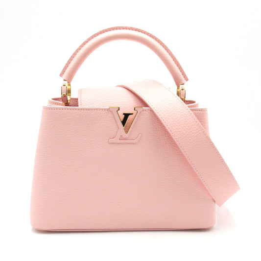 LOUIS VUITTON CapucineBB Pink Pink Taurillon Clemence Leather leather M22178