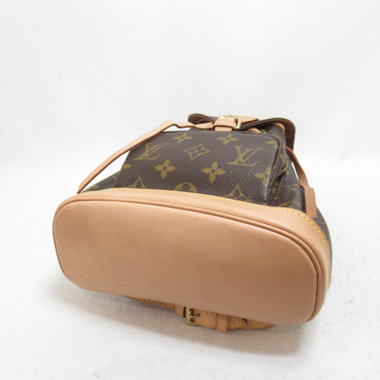 LOUIS VUITTON Mini Montsouris Rucksack Brown Monogram PVC coated canvas M51137
