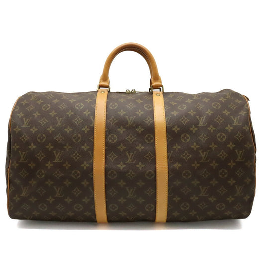 LOUIS VUITTON Monogram Keepall 55 Boston Bag Handbag M41424