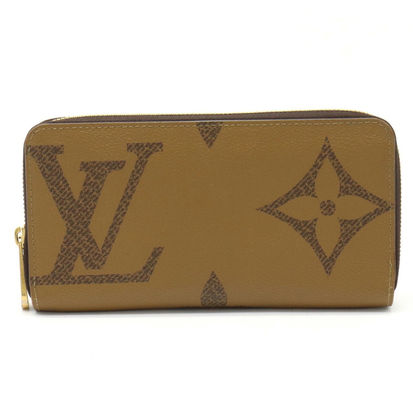 LOUIS VUITTON Monogram Giant Reverse Zippy Round Long Wallet M69353
