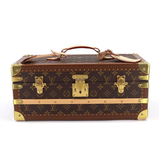LOUIS VUITTON Monogram Coffret Champagne Bottle Case M20309 Gold Hardware RFID