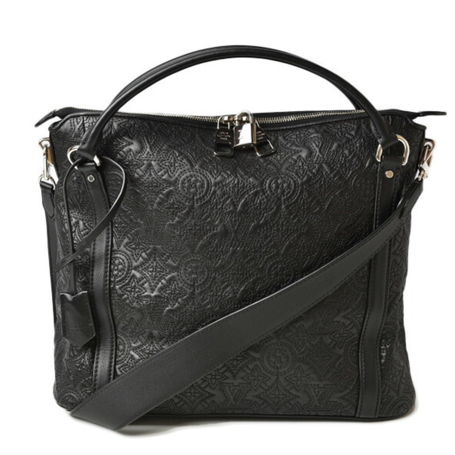 LOUIS VUITTON Handbag Bag 2way Monogram Antia Leather M97071 Ixia PM Black