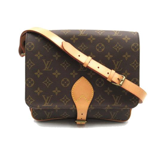 LOUIS VUITTON Cartouchiere 26 Brown Monogram PVC coated canvas M51252