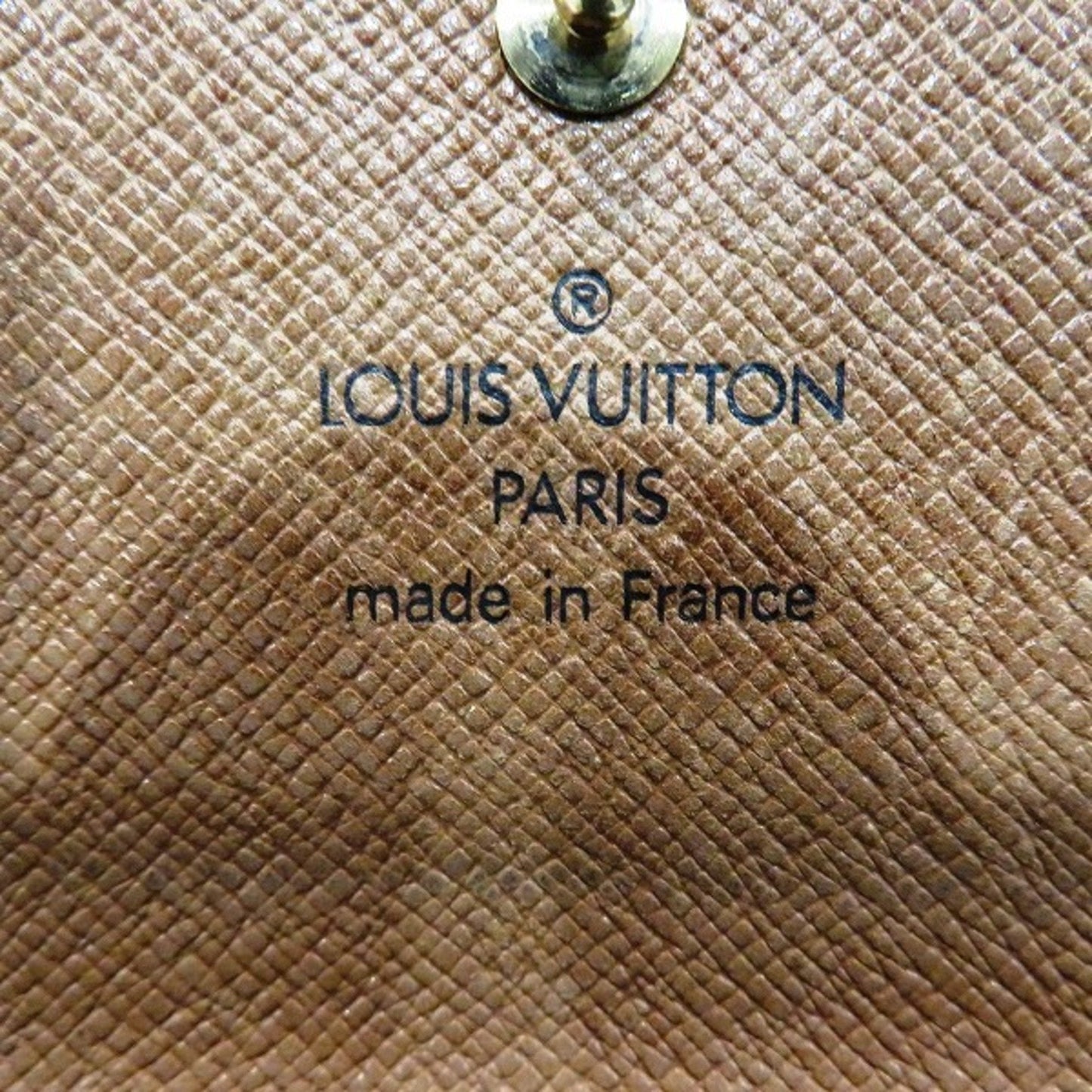 LOUIS VUITTON Monogram Porto Monevier Cardi M616521 Double Hook Trifold Wallet Unisex