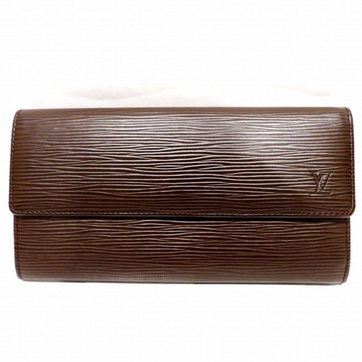 LOUIS VUITTON Epi Pochette Portomone Cult Credit M6357D Long Wallet Women's