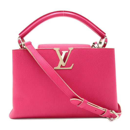 LOUIS VUITTON CapucinePM Pink Taurillon Clemence Leather leather M94519