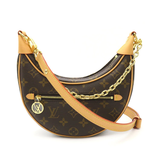 LOUIS VUITTON loop Brown Monogram PVC coated canvas M81098