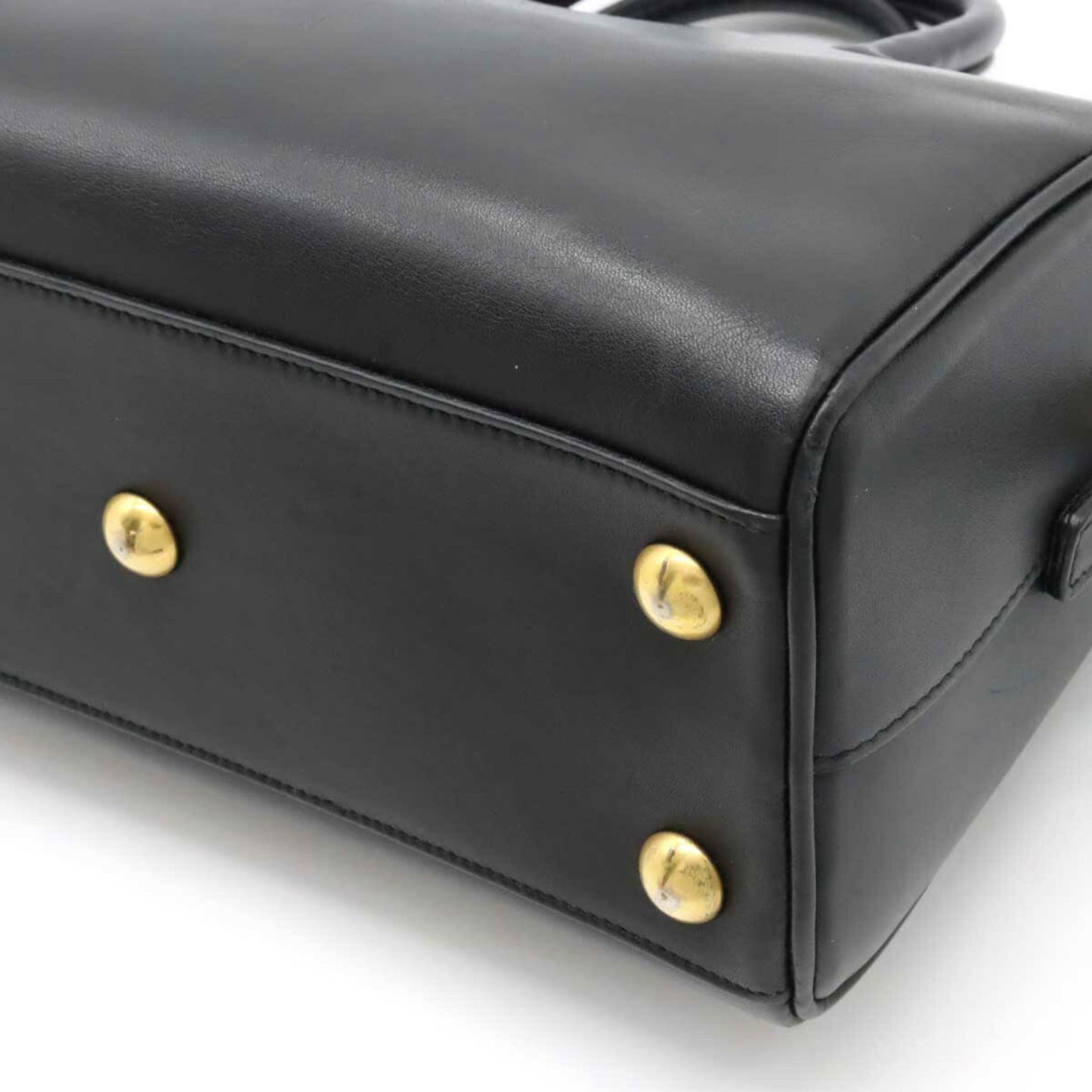 Yves Saint Laurent Baby Duffle Shoulder Bag in Black Leather