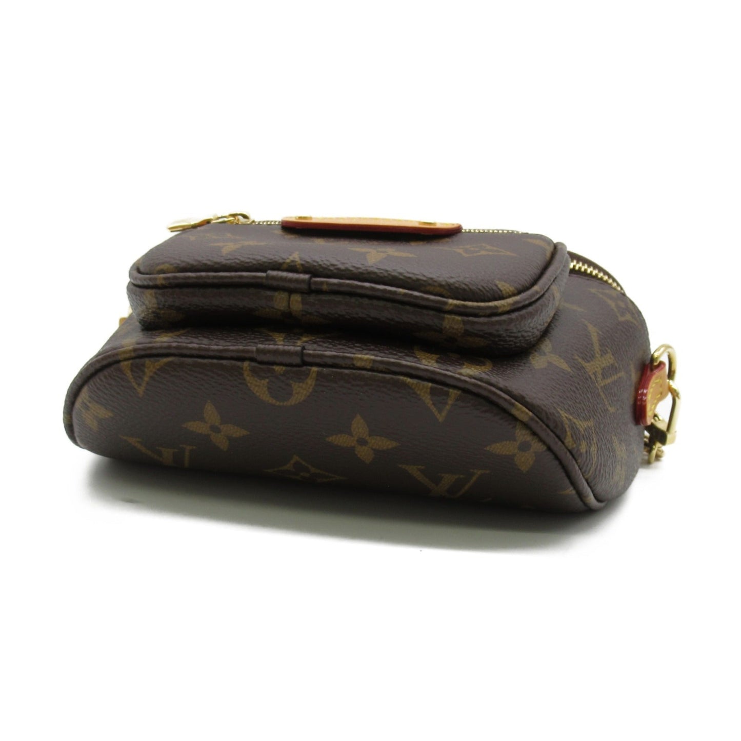 LOUIS VUITTON mini bum bag Brown Monogram PVC coated canvas M82335