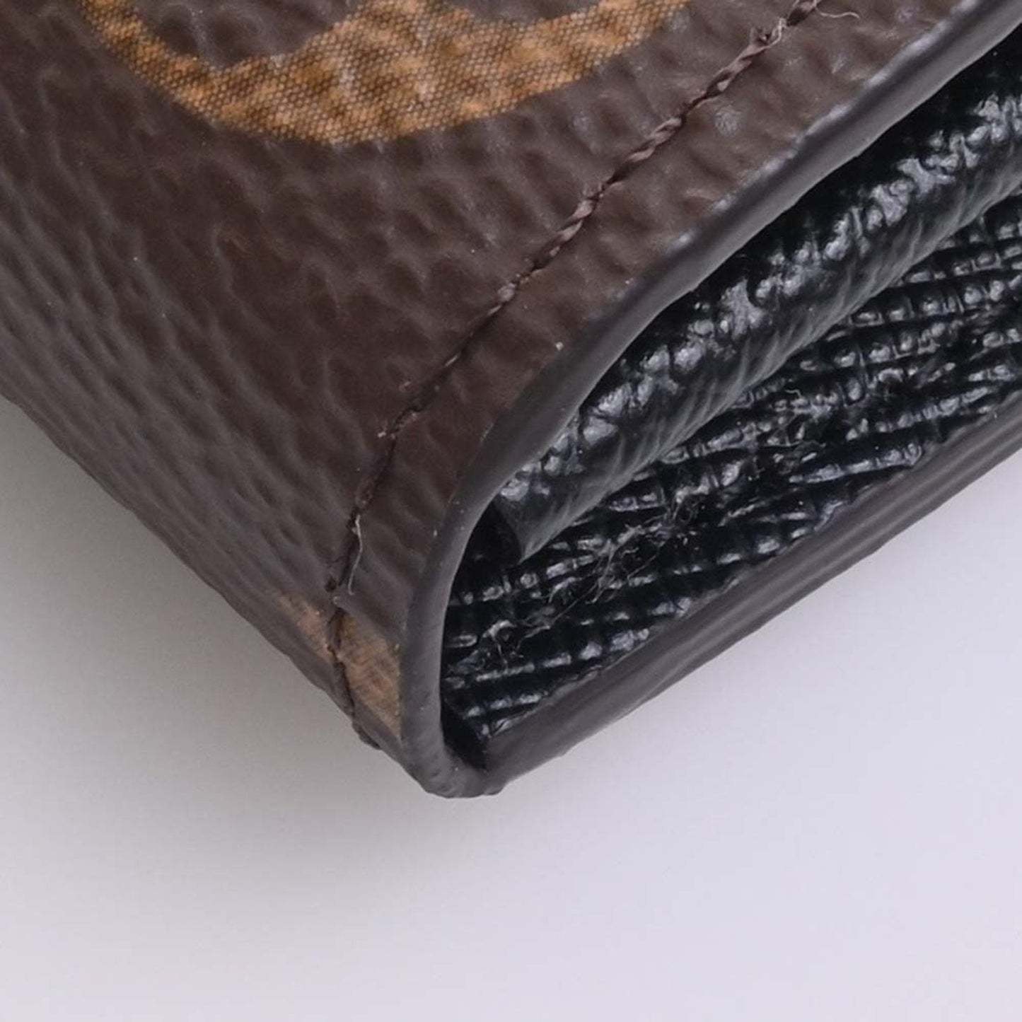 LOUIS VUITTON Monogram Giant Reverse Portefeuille Sarah Long Wallet M80726 Brown Women's