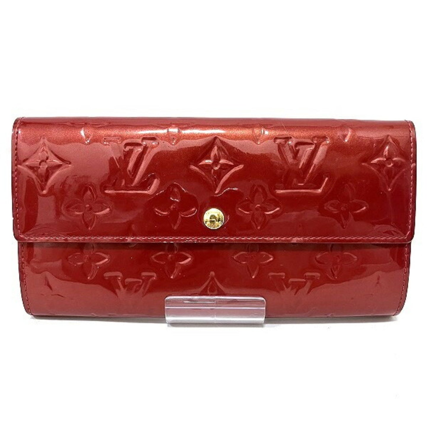 LOUIS VUITTON Monogram Vernis Portefeuille Sarah M93530 Long Wallet Women's