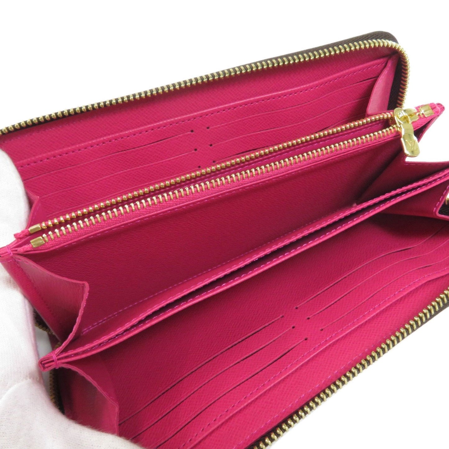 Louis Vuitton M63392 Zippy Wallet Patches Stories Bi-Fold Long Monogram Canvas Ladies
