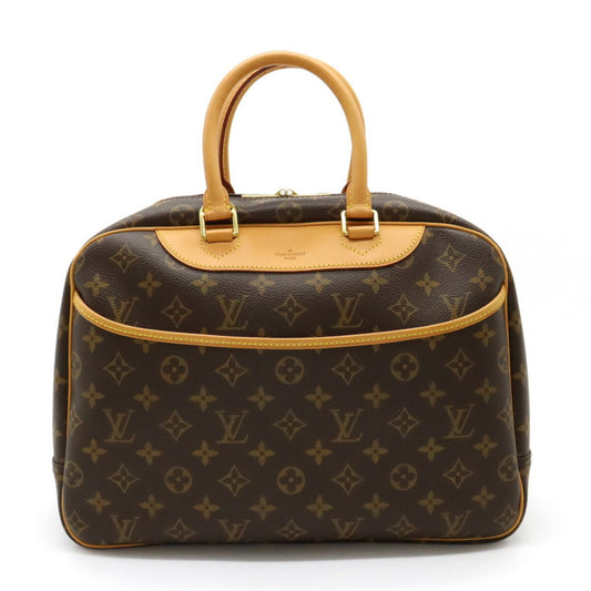 LOUIS VUITTON Monogram Bowling Vanity Deauville Handbag Boston Bag M47270