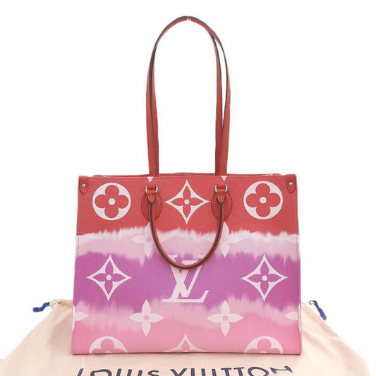 Louis Vuitton LV Escal Monogram Giant On The Go GM 2WAY Bag Rouge M45121