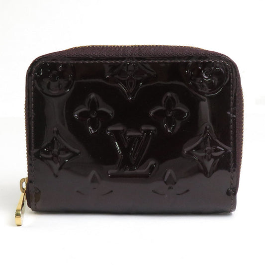 LOUIS VUITTON Coin Case Wallet Monogram Vernis Zippy Purse Amaranto Unisex M93607