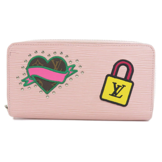 Louis Vuitton M63377 Zippy Wallet Stories Epi Rose Ballerine Purse Leather Ladies LOUIS VUITTON